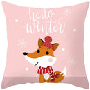 Axyaa Cute Animal Christmas Pillow Case for Home Sofa Chair Decor