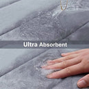 Axyaa Memory Foam Bathroom Mat - Super Absorbent Non-slip Rug