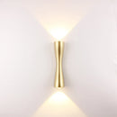 Axyaa Modern Outdoor LED Wall Light Up/Down Illumination Black Grey White
