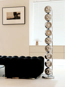 Axyaa Metal Ball Floor Lamp Black Standard Modern Minimalist Living Room Light