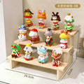Axyaa Multi-Layer Wooden Display Stand for Anime Action Figures and Dolls