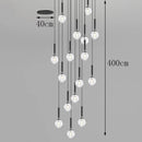 Axyaa Modern LED Pendant Chandeliers for Living Room Dining Room Indoor Lighting