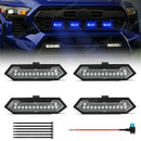 Axyaa Tacoma TRD Sport 2024-2025 Grille Lights LED Warning DRL in White Amber Blue Red