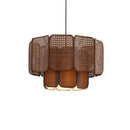 Axyaa Wabi Sabi Style Wicker Pendant Light for Homestay Tea Room Bar Counter