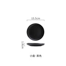 Axyaa Ceramic Western Cuisine Steak and Vegetable Plate Set for Home and Dining