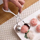 Axyaa Stainless Steel Meatball Maker & Ice Cream Mold for Home Kitchen