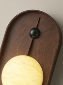 Natural Marble Wall Light Coffee Metal Sconce, 3000K Soft Warm Glow, Axyaa Brand