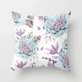Axyaa Cactus Plants Pattern Cushion Cover Throw Pillow for Sofa Chairs