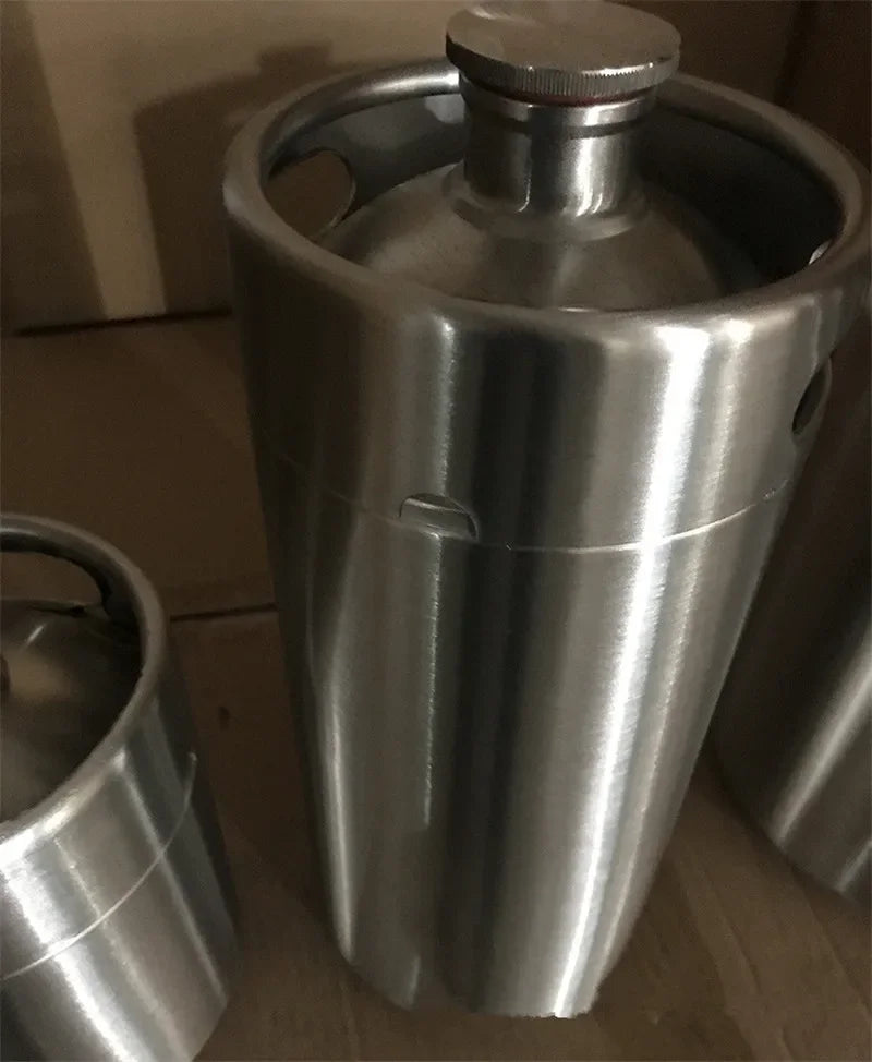 Axya Stainless Steel Mini Keg Beer Growler Home Brewing Bar Accessories