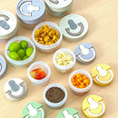 Axyaa Mini Snack Fruit Box: Portable & Reusable Food Container