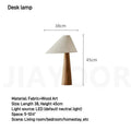 Solid Wood Conical Floor Lamp by Axyaa - Retro, Wabi Sabi Design for Home Decor