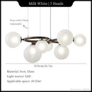 Axyaa Magic Beans Chandelier: Modern Dining Room Pendant Light for Home Decor