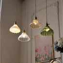 Axyaa Modern Flower Glass LED Wall Lamp - Pull Chain Bedroom Balcony Decor
