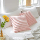 Axyaa Faux Fur Throw Pillow Covers - Soft Fluffy Decor for Home Décor