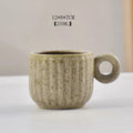 Axyaa Ceramic Coffee Mug & Snack Dish Set for Home Office Tea Drinking