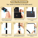 Axyaa 40W LED U-Connector Half Moon Fill Light for Beauty and Nail Art