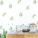 Axyaa Green Leaves Wall Sticker Plant Decals for Home Decor