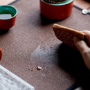 Axyaa Hand Woven Tea Mat for Zen Tea Ceremony and Set Up