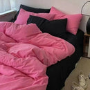 Axyaa Pink Korean Style Bedding Set - Twin to Queen Sizes