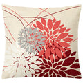 Axyaa Hydrangea Dandelion Cushion Cover: Home Car Sofa Decor Pillow Case