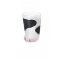Axyaa Cat Paw Glass Mug - Cute Children Breakfast Cup, Creative Drinkware