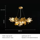 Axyaa Maple Leaf Pendant Light for Modern Minimalist Living Room