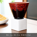 Axyaa Retro Ceramic Latte Cup, 215ml - Home Art Decorative Porcelain Cup