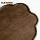 Axyaa Solid Wood Tea Tray for Serving Desserts and Coffee