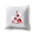 Axyaa Christmas Santa Claus Print Pillow Cover 45X45CM