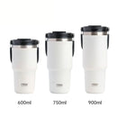 Axyaa Stainless Steel Thermal Coffee Cup Double Insulation Large Capacity Water Bottle