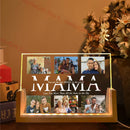 Axyaa Custom 3D Acrylic Lamp with Photo Text Night Light Gift