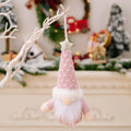 Axyaa Gnomes Plush Dolls Forest Old Man Ornaments Knitted hat Christmas Tree Hanging
