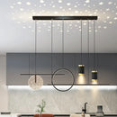 Axyaa LED Chandeliers for Dining Room - Modern Pendant Lights for Ceiling and Indoor Lighting