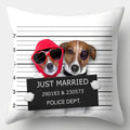Axyaa Dog Cushion Cover 45x45cm Polyester Decorative Pillow Case Home Decor