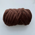 Axyaa Super Velvet Chunky Yarn - Thick Cotton Wool Tube Yarn for DIY Handwork