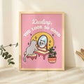 Frog Self Love Canvas Poster by Axyaa for Home Decor