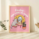 Frog Self Love Canvas Poster by Axyaa for Home Decor