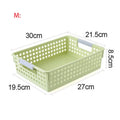 Axyaa Plastic Desktop Storage Basket with Handle
