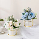 Ceramic Vase for Home Decor - Axyaa Desktop Ornament & Flower Pot