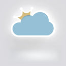 Axyaa Crown Clouds Kids Room LED Wall Lamp Cute Nordic Bedroom Sconce
