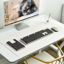 Axyaa Desk Pad Mouse Pad Faux Leather Table Cover Dual Use Writing Mat
