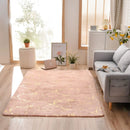 Axyaa Plush Non-slip Fur Mats for Bedroom & Bathroom - Soft, Thicken, Stylish Floor Mat
