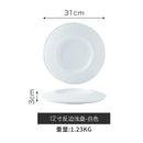Axyaa Ceramic Noodles & Shallow Dishes: Light Luxury Cold Dishes for Restaurants & Hotels