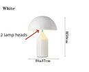Axyaa Nordic Mushroom LED Desk Lamp for Eye Protection and Interior Decor Lighting