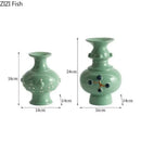 Ceramic Small Mouth Vase for Axyaa Home Decor
