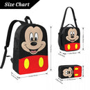 Axyaa Mickey Mouse Kids Backpack Lunch Box Pencil Boxes Set