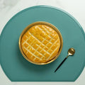 Silicone Round Placemats for Dining Table - Non-Slip & Heat Resistant Mats by Axyaa