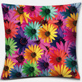 Rainbow Square Pillowcase by Axyaa: Home & Car Decor Accent