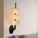 Axyaa French Full-Copper Travertine Wall Lamp for Bedroom, Living Room, Bedside, & More