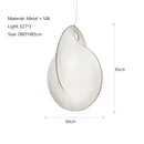 Axyaa Wabi Sabi Silk Pendant LED Chandelier for Home Decor Lighting